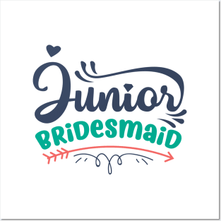 junior bridesmaid Posters and Art